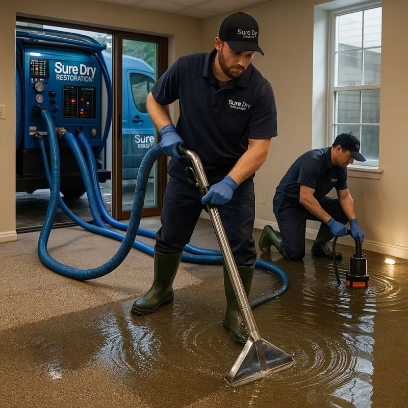 Water Extraction and Removal process in Morton, PA